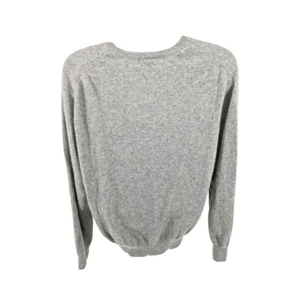 J. McLaughlin Mens Cashmere Sweater XL Gray V-Neck Soft - Picture 2 of 9